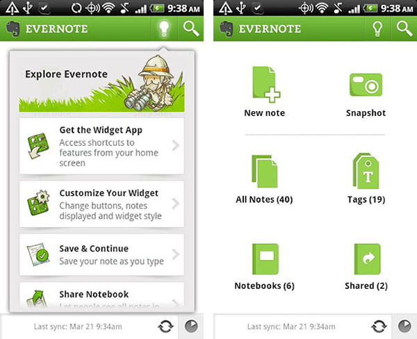 Evernote agrega contexto a las notas hechas en Android y Windows Phone